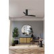 Потолочный вентилятор Faro 32060 TUBE FAN Matt black fan with DC motor