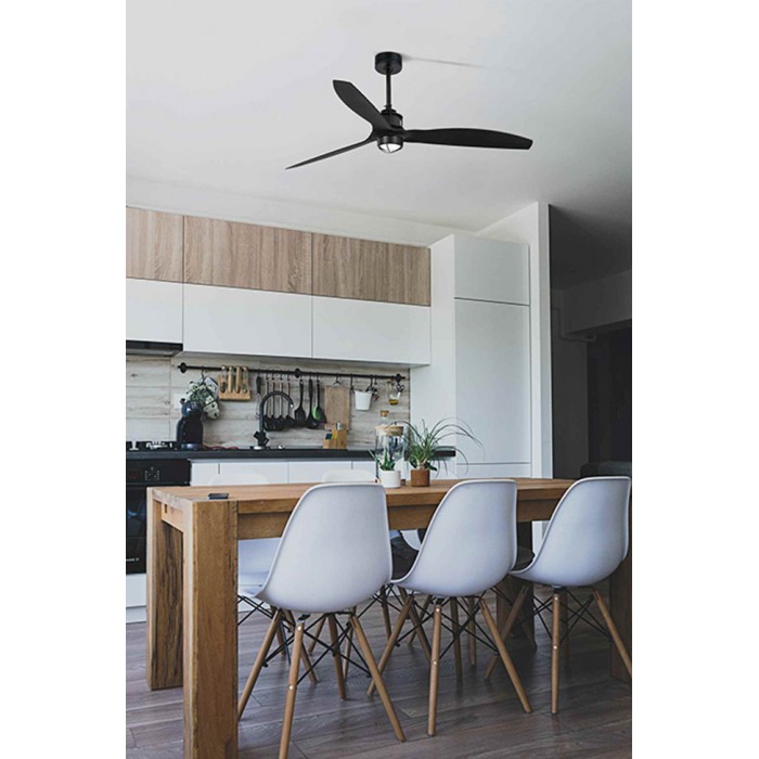 Люстра-вентилятор Faro 32100-10 JUST FAN M LED Matt black FAN LED with DC motor, 16 Вт, 709 лм, 3000K Люстра-вентилятор Faro 32100-10 JUST FAN M LED Matt black FAN LED with DC motor, 16 Вт, 709 лм, 3000K