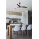Люстра-вентилятор Faro 32100-10 JUST FAN M LED Matt black FAN LED with DC motor, 16 Вт, 709 лм, 3000K
