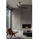 Потолочный вентилятор Faro 32100 JUST FAN M Matt black fan with DC motor