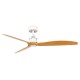 Потолочный вентилятор Faro 32110WW Just Fan M 1280mm White 3 Blades Wood Light Wiz