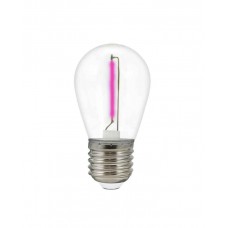 Світлодіодна лампочка для гірлянди з колекції Party Neon Goldlux 322227 E27 2x0,3W 2200K 50Lm рожева