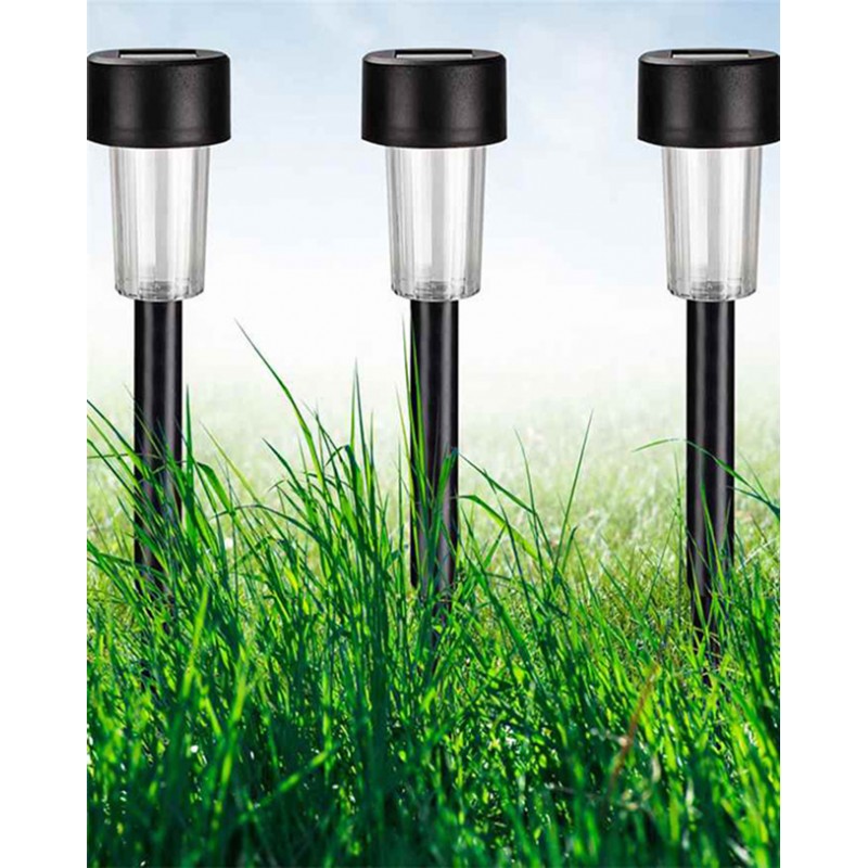 Вуличний світильник на сонячній батареї Goldlux 322265 Stik LED 6000K IP44 чорний