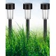 Вуличний світильник на сонячній батареї Goldlux 322265 Stik LED 6000K IP44 чорний