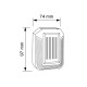 Уличный светильник на солнечной батарее Goldlux 323118 Luce LED 1x0,6W 6000K 10Lm IP44 черный