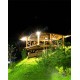 Уличный светильник на солнечной батарее Goldlux 323125 Trio LED 3x0,6W 6000K 600Lm IP44 черный