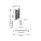 Уличный светильник на солнечной батарее Goldlux 323132 Celina LED 1x1,8W 6000K 380Lm IP44 черный
