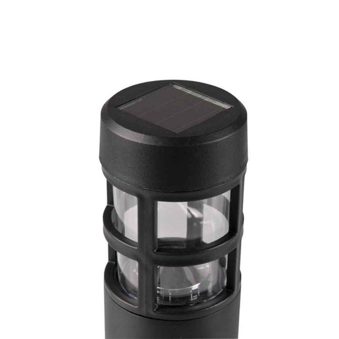 Уличный светильник на солнечной батарее Goldlux 323194 Mark LED 6500K IP44 черный