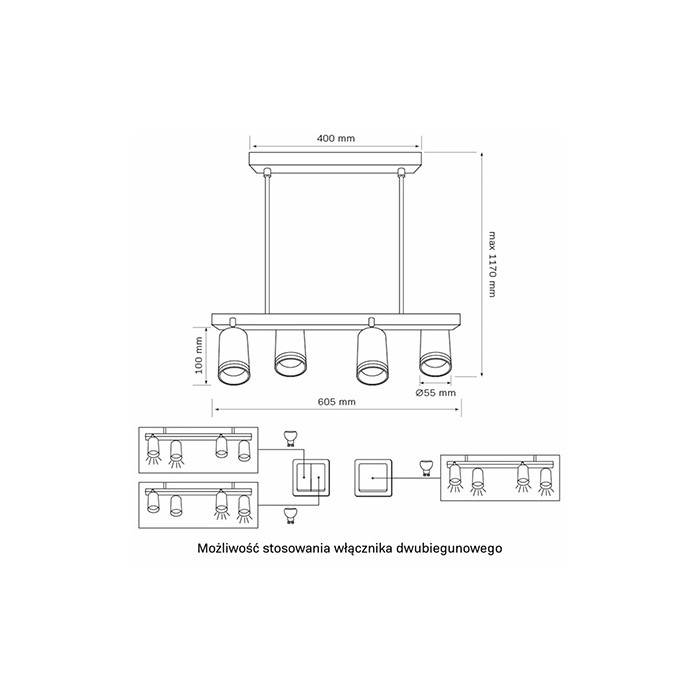 Люстра - GOLDLUX 325358 PARIS