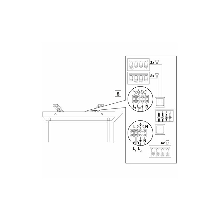 Люстра - GOLDLUX 325358 PARIS