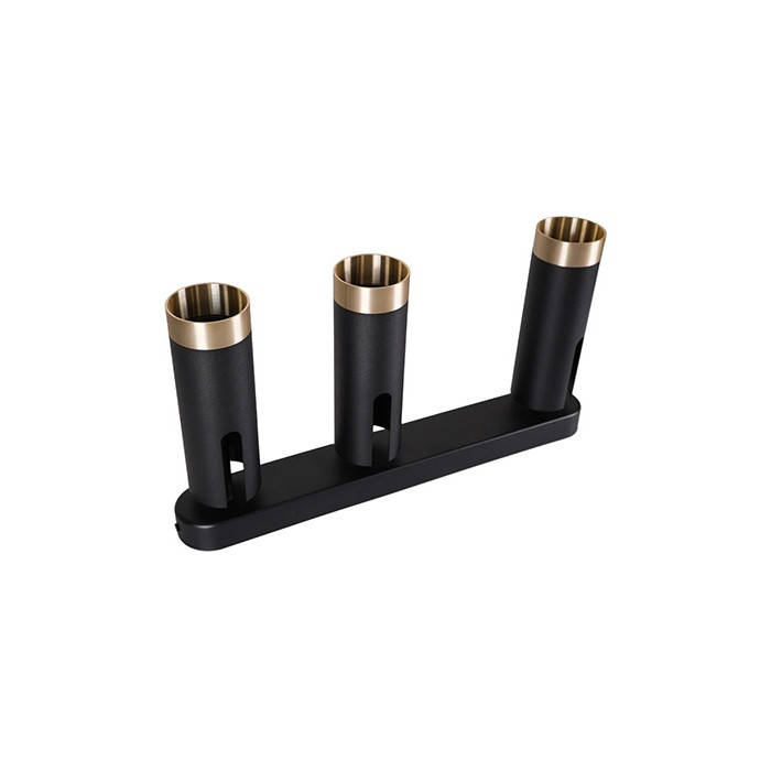 Светильник поворотный, спот Goldlux 326003 Fado GU10 3x10W IP20 черный