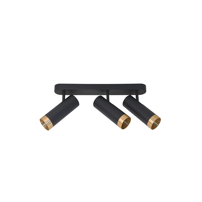 Светильник поворотный, спот Goldlux 326003 Fado GU10 3x10W IP20 черный