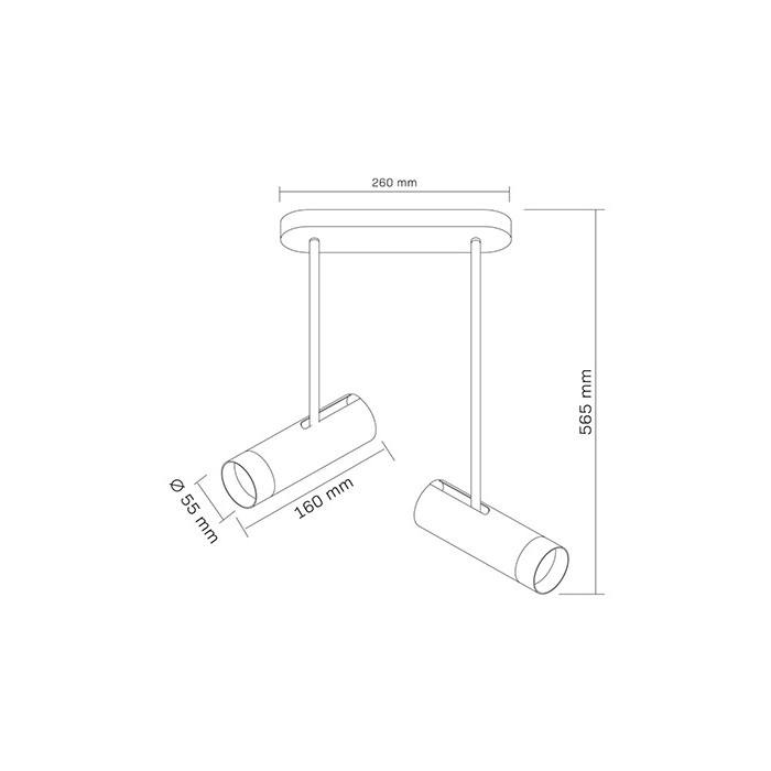 Світильник поворотний GOLDLUX 326096 PORTO