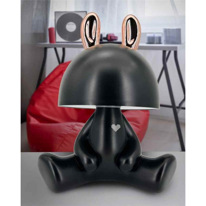 Настільна лампа з акумулятором Goldlux 326218 Fancy Led 1x2.5W 4000K 59Lm IP20 Чорна