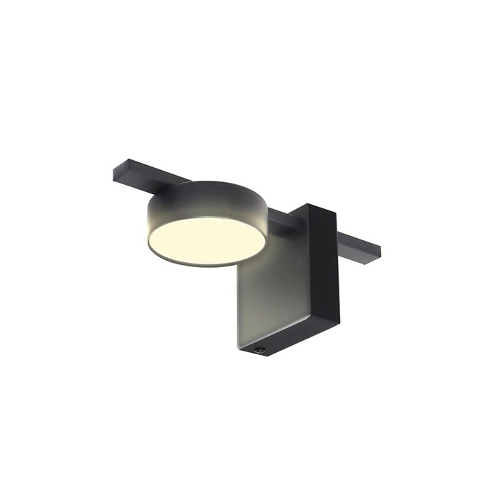Бра, настенный светильник Goldlux 326232 Joy GX53 1x10W 4000K 660Lm IP20 черный