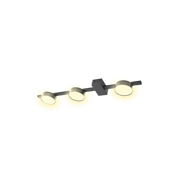 Светильник потолочный Goldlux 326263 Joy GX53 3x10W 4000K 660Lm IP20 черный