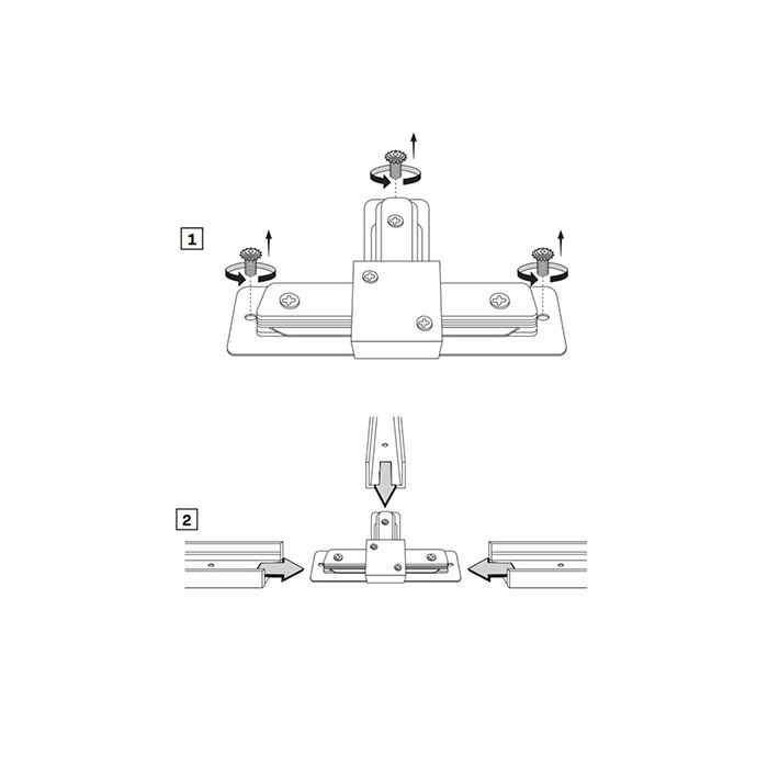 Дополнительный элемент систем GOLDLUX 327239 Track system 1 phaze