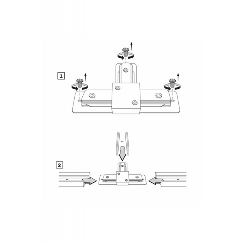 Додатковий елемент систем GOLDLUX 327239 Track system 1 phaze