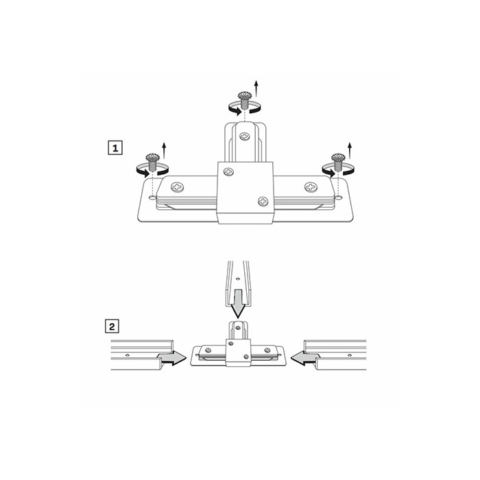 Дополнительный элемент систем GOLDLUX 327246 Track system 1 phaze