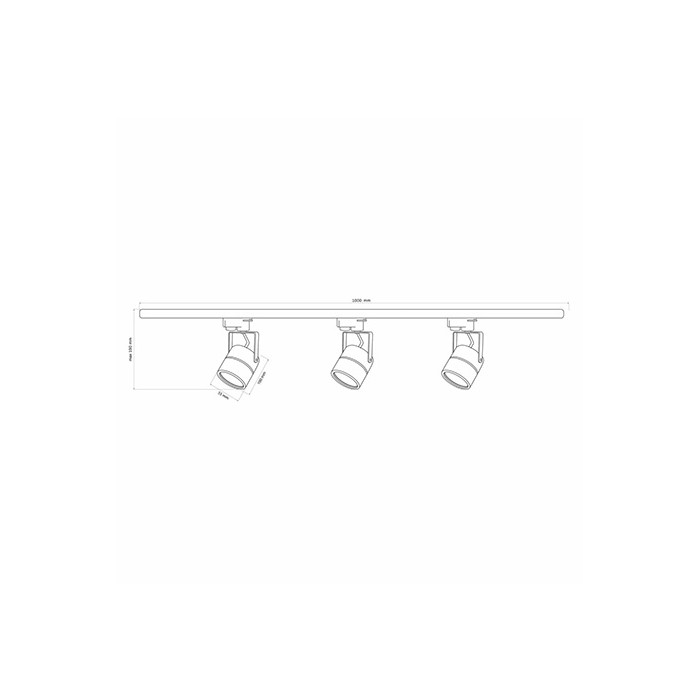 Трековий світильник GOLDLUX 327345