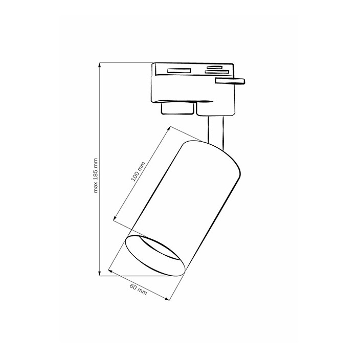 Трековый светильник Goldlux 327628 Maribel GU10 1x10W IP20 золотой
