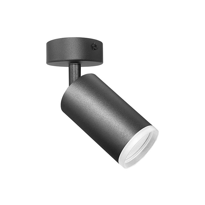 Світильник поворотний, спот Goldlux 327697 London GU10 1x10W IP20 чорний