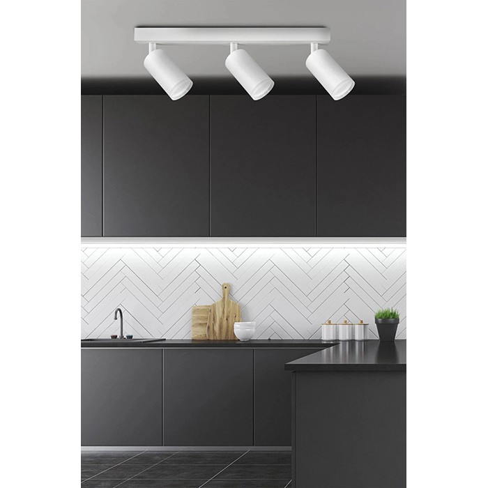 Светильник поворотный, спот Goldlux 327765 London GU10 3x10W IP20 белый