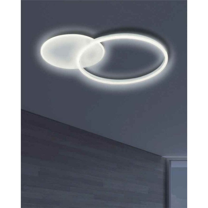 Люстра - Goldlux 328458 Roman 2 Led 2x33W 4000K 2700Lm IP20 Белая