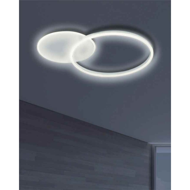 Люстра - Goldlux 328458 Roman 2 Led 2x33W 4000K 2700Lm IP20 Белая