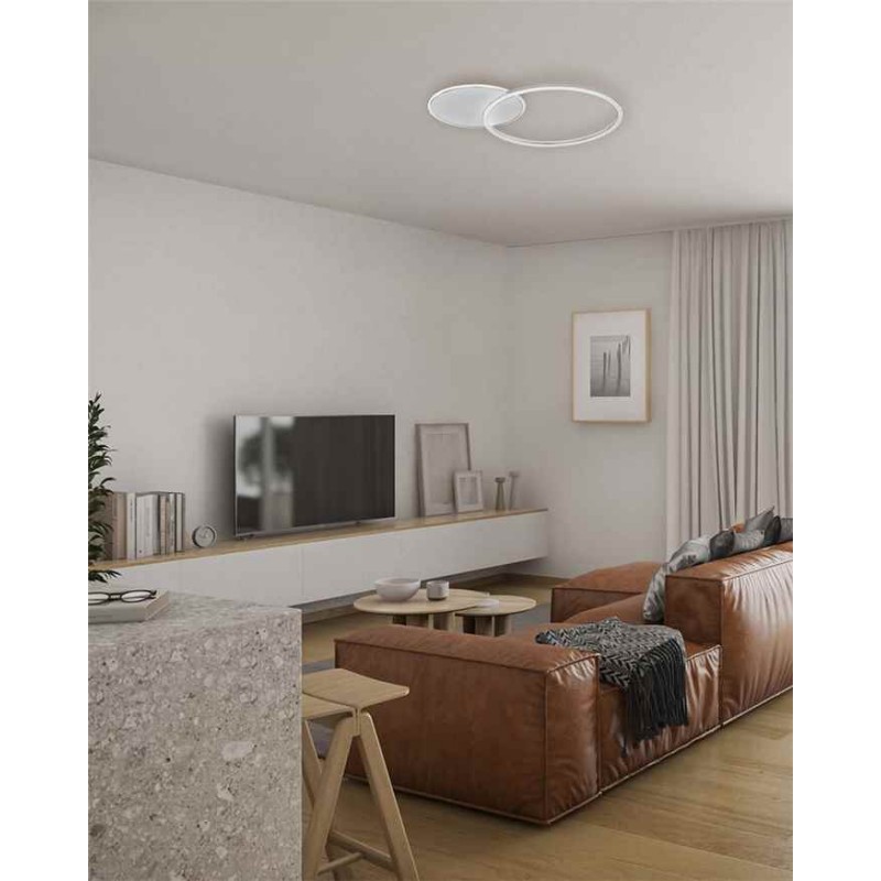 Люстра - Goldlux 328458 Roman 2 Led 2x33W 4000K 2700Lm IP20 Белая