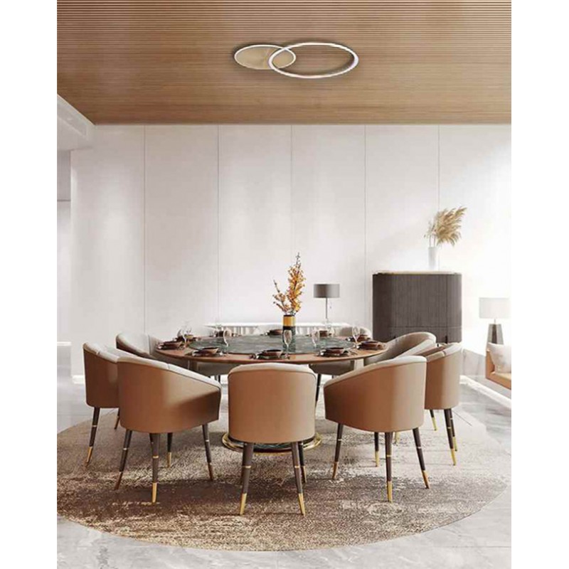 Люстра - Goldlux 328472 Roman 2 Led 2x33W 4000K 2700Lm IP20 Золото
