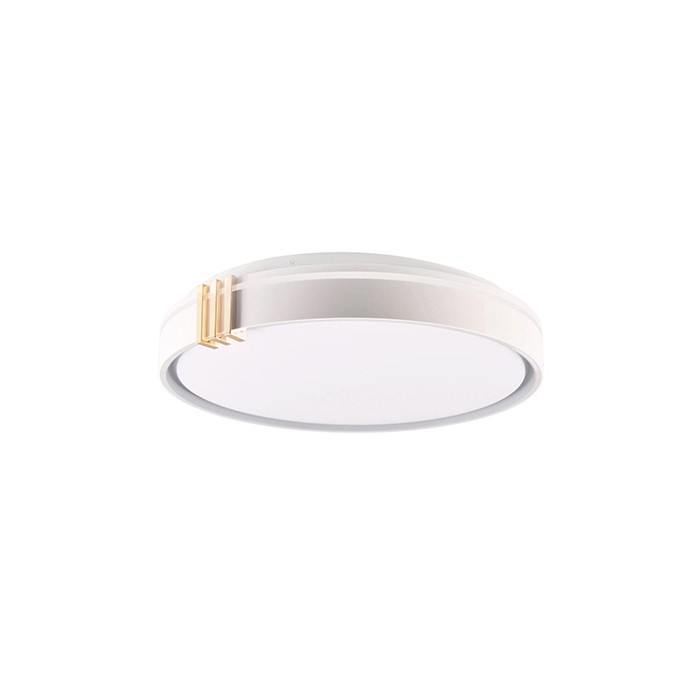 Люстра с пультом светодиодная, потолочный светильник Goldlux 328854 Arletta LED 1x72W 3000K/4000K/6000K 8000Lm IP44 серая