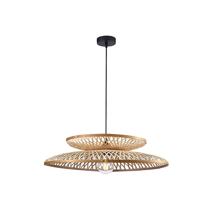 Люстра в стиле бохо, подвесной светильник Goldlux 329103 Bali E27 1x20W IP20 бежевая