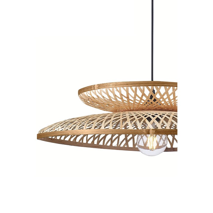 Люстра в стиле бохо, подвесной светильник Goldlux 329103 Bali E27 1x20W IP20 бежевая