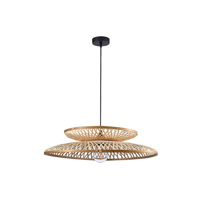 Люстра в стиле бохо, подвесной светильник Goldlux 329103 Bali E27 1x20W IP20 бежевая