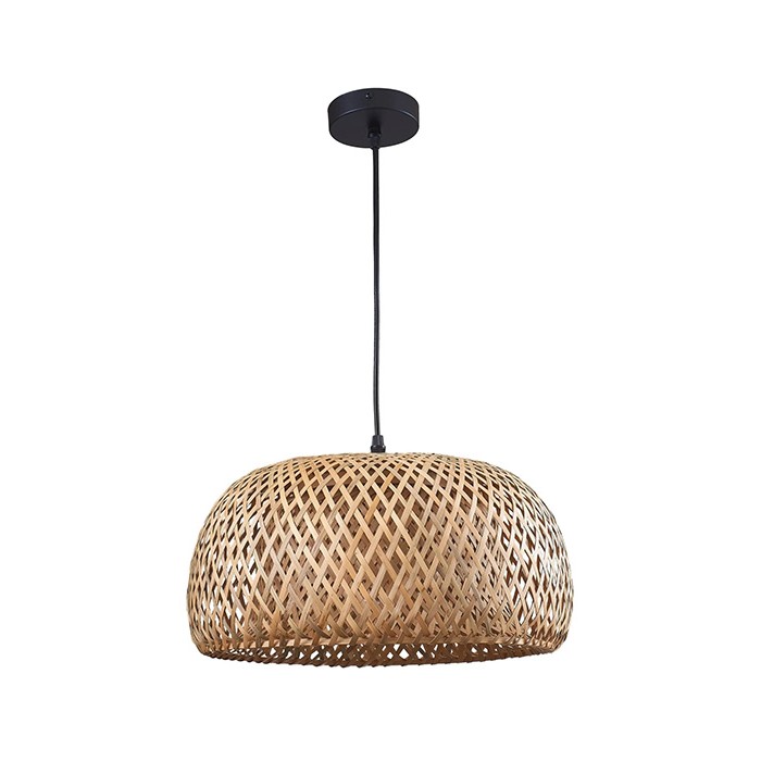 Люстра в стилі бохо, підвісний світильник Goldlux 329110 Korfu E27 1x20W IP20 бежева