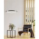 Підвісний світильник, люстра Goldlux 329158 Lea 1 Led 1x20W 4000K 2600Lm IP20 Чорний
