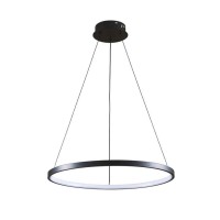 Підвісний світильник, люстра Goldlux 329158 Lea 1 Led 1x20W 4000K 2600Lm IP20 Чорний Підвісний світильник, люстра Goldlux 329158 Lea 1 Led 1x20W 4000K 2600Lm IP20 Чорний