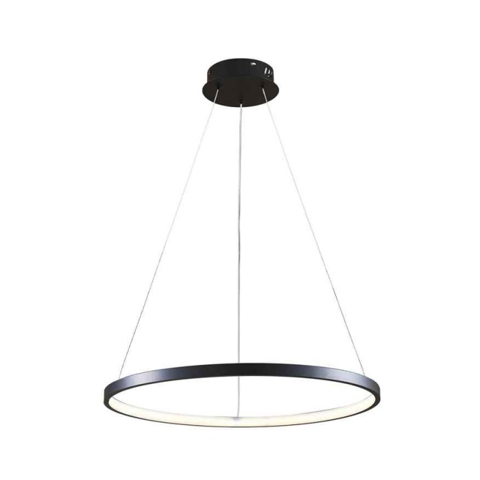 Підвісний світильник, люстра Goldlux 329158 Lea 1 Led 1x20W 4000K 2600Lm IP20 Чорний
