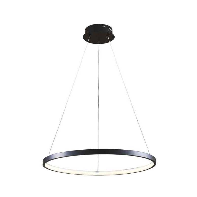 Підвісний світильник, люстра Goldlux 329158 Lea 1 Led 1x20W 4000K 2600Lm IP20 Чорний