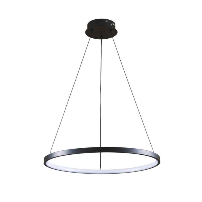 Підвісний світильник, люстра Goldlux 329158 Lea 1 Led 1x20W 4000K 2600Lm IP20 Чорний