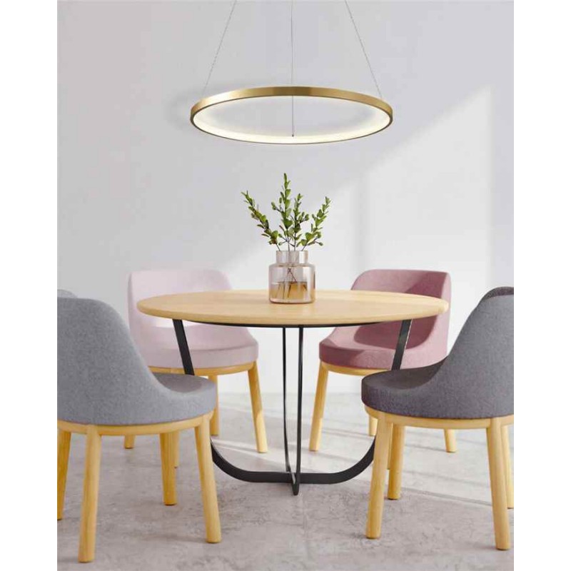 Підвісний світильник, люстра Goldlux 329165 Lea 1 Led 1x20W 4000K 2600Lm IP20 Золото