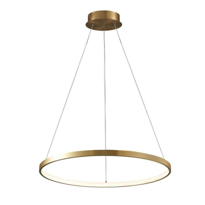 Підвісний світильник, люстра Goldlux 329165 Lea 1 Led 1x20W 4000K 2600Lm IP20 Золото