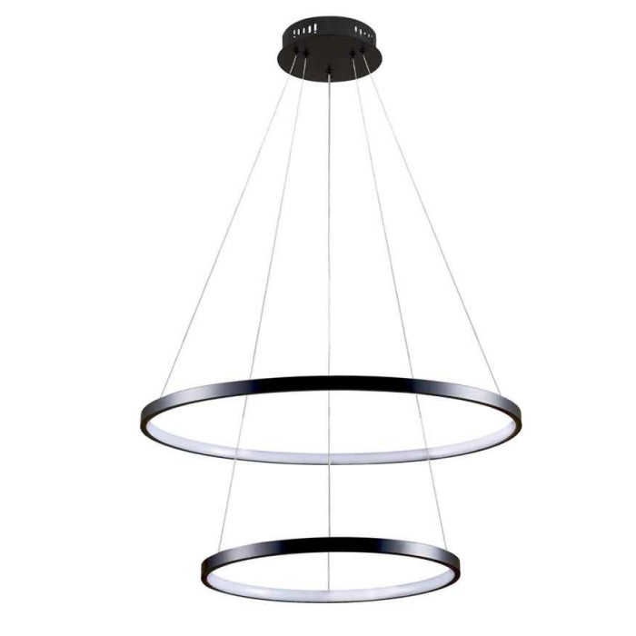 Підвісний світильник, люстра Goldlux 329172 Lea 2 Led 2x35W 4000K 4600Lm IP20 Чорний