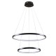 Підвісний світильник, люстра Goldlux 329172 Lea 2 Led 2x35W 4000K 4600Lm IP20 Чорний