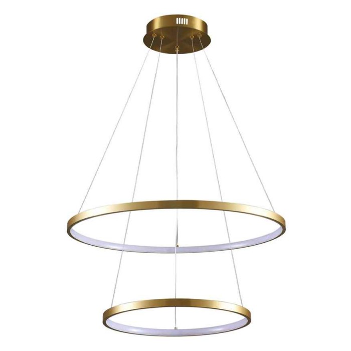 Підвісний світильник, люстра Goldlux 329189 Lea 2 Led 2x35W 4000K 4600Lm IP20 Золото