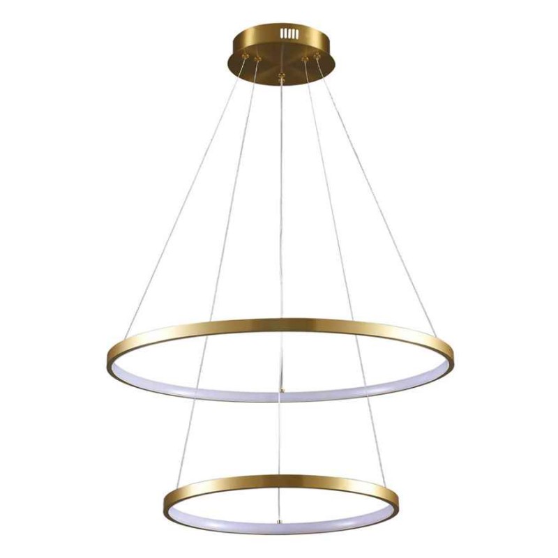 Підвісний світильник, люстра Goldlux 329189 Lea 2 Led 2x35W 4000K 4600Lm IP20 Золото