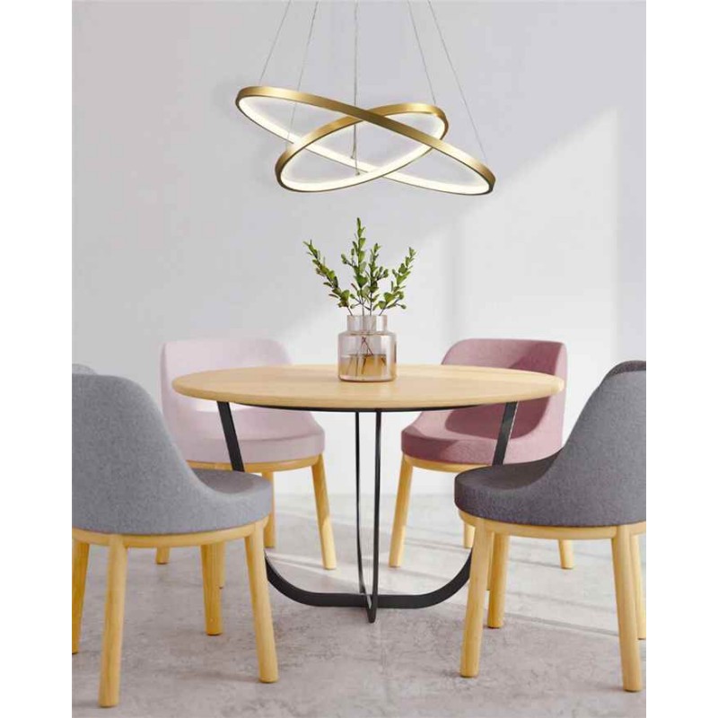 Підвісний світильник, люстра Goldlux 329189 Lea 2 Led 2x35W 4000K 4600Lm IP20 Золото