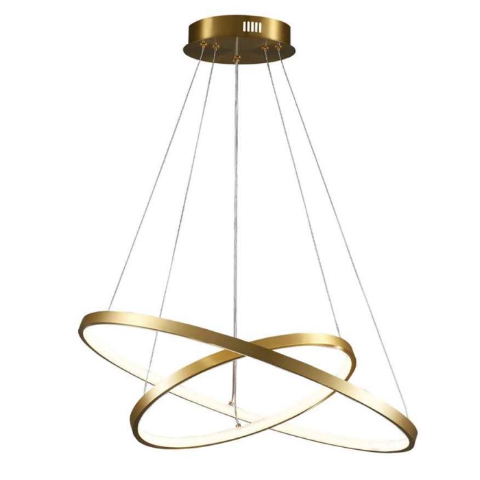 Підвісний світильник, люстра Goldlux 329189 Lea 2 Led 2x35W 4000K 4600Lm IP20 Золото