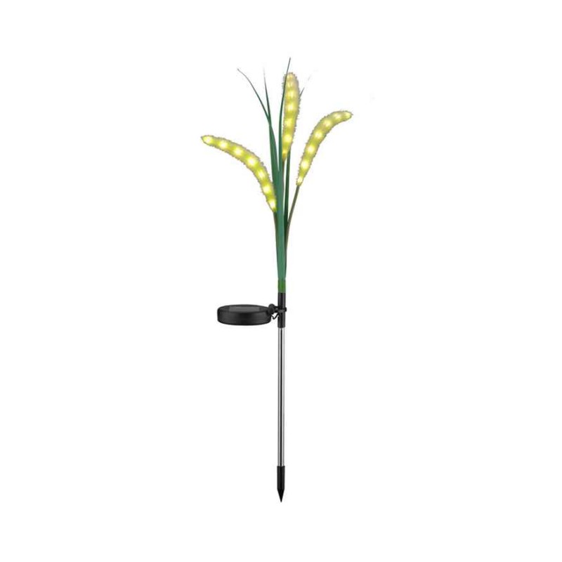 Вуличний світильник на сонячній батареї Goldlux 329431 Flora LED 3000K IP44 зелений